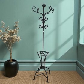 k83 8687 indian furniture black metal coat stand main