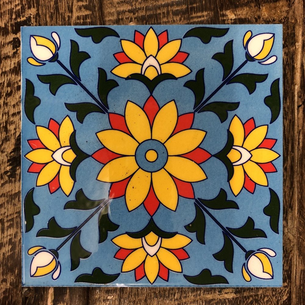 k83 9752 dark indian accessory gift handcrafted ceramic tiles main