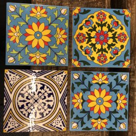 k83 9750 / k83 9751 / k83 9752 indian accessory gift handcrafted ceramic tiles main