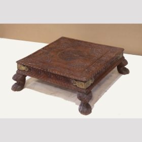 k84 2615 indian furniture claw footed bajot table factory