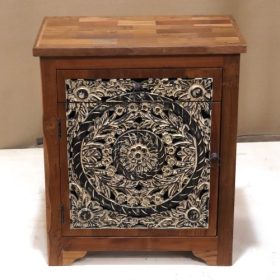 k84 2962 a indian furniture cabinet black and white factory