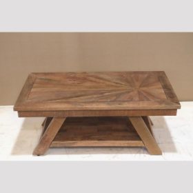 k84 5632 indian furniture small ‘sunray’ coffee table factory
