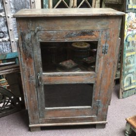 k79 2579 indian furniture shallow glass door cabinet wooden