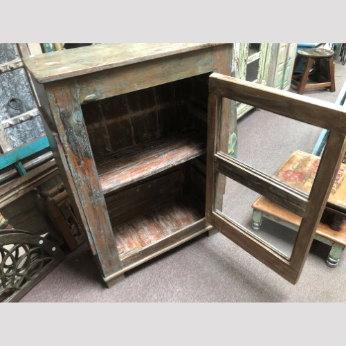 k79 2579 indian furniture shallow glass door cabinet storage