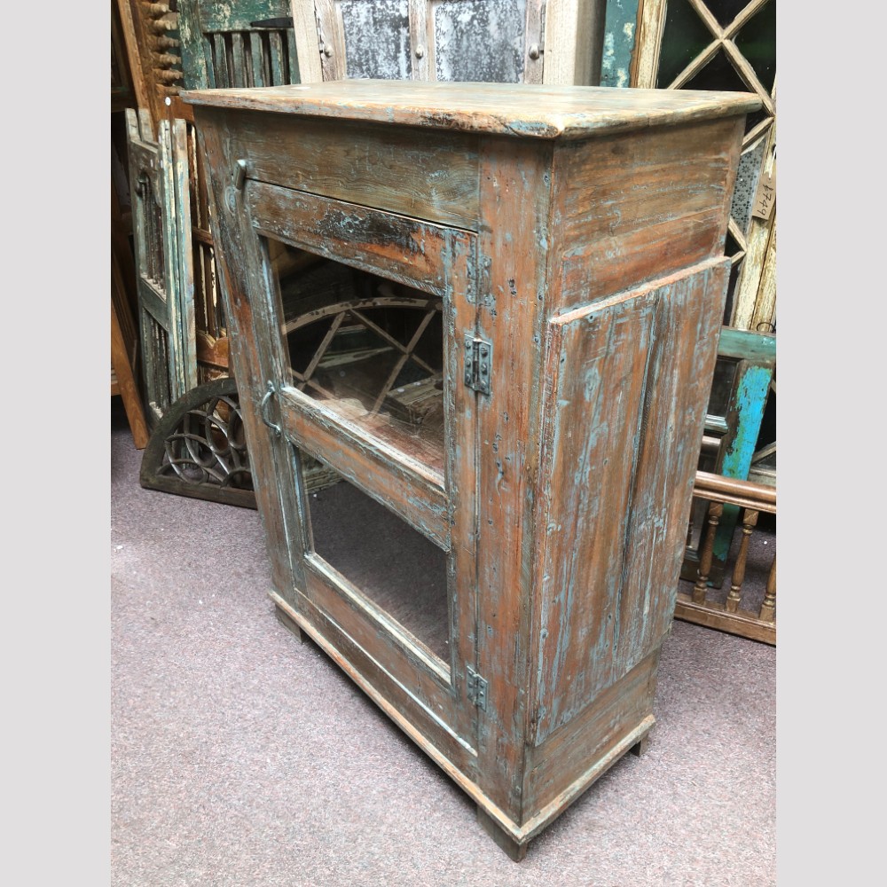 k79 2579 indian furniture shallow glass door cabinet main