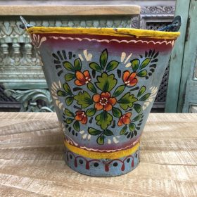 kh29 158 indian furniture hand painted buckets sky blue main