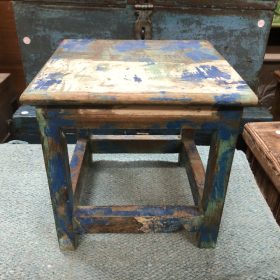 kh29 111 b indian furniture mini shabby table stool main