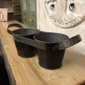 Alternative view of Pair Of Metal Buckets