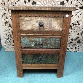 kh29 142 b indian furniture 3 drawer bedside table main