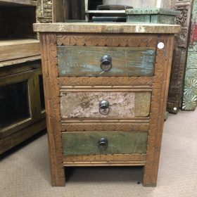 kh29 142 d indian furniture 3 drawer bedside table main