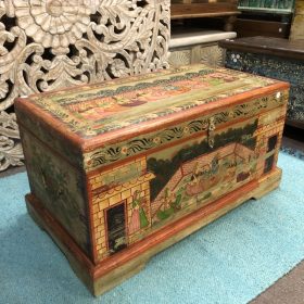 kh29 209 indian furniture decorative chest scenes main