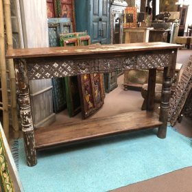 kh29 96 a indian furniture rustic console table main