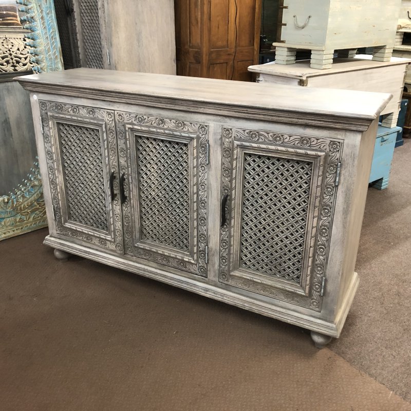 k84 2857 indian furniture jodhpur jali sideboard main