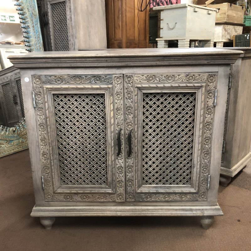 k84 2858 indian furniture jali small sideboard main