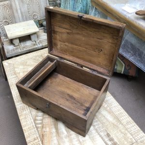 Alternative view of Wooden Teak Storage Box