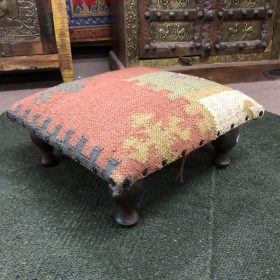 k84 5590 e indian furniture low kilim footstools main