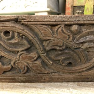 Alternative view of Wooden Lintel - Floral Wave