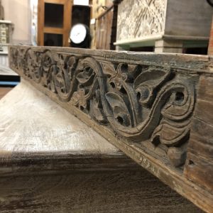 k84 5598 b indian furniture wooden lintel floral wave main