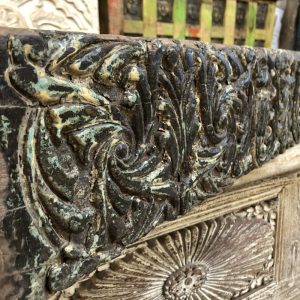 k84 5599 b indian furniture wooden lintel green yellow main