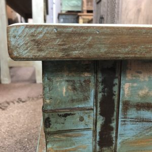 Alternative view of Petite Shabby Trunk - Aqua