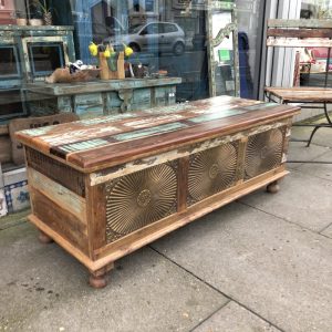 kh29 145 b indian furniture bronze sunburst chest main